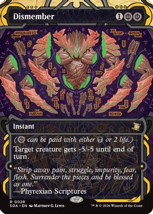 Dismember |  (028) [Secrets of Strixhaven: Mystical Archive]
