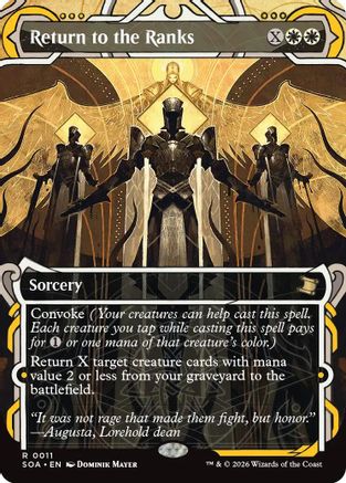 Return to the Ranks |  (011) [Secrets of Strixhaven: Mystical Archive]