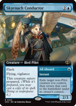 Skycoach Conductor (Extended Art) |  (322) [Secrets of Strixhaven]