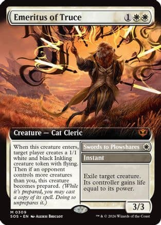 Emeritus of Truce (Extended Art) |  (309) [Secrets of Strixhaven]