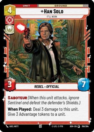 Han Solo - It'll Work |  (158/264)  [Ashes of the Empire]