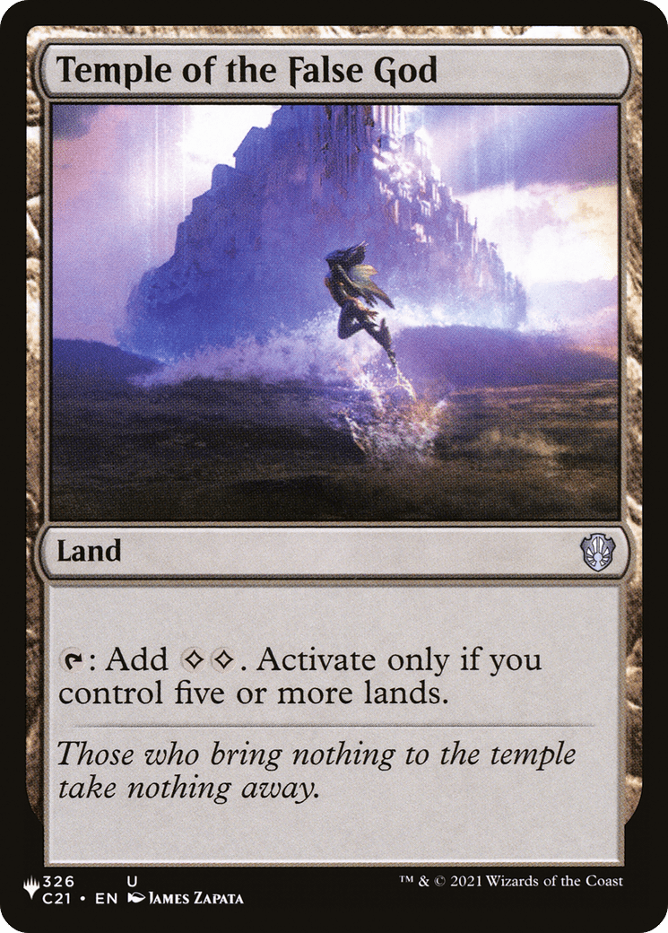 Temple of the False God |  (C21-326) [The List]