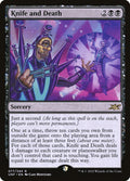 Knife and Death 77/244 (Unfinity)  - Foil