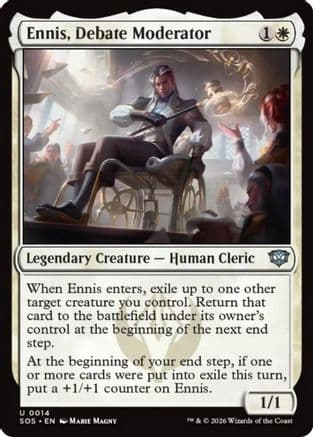 Ennis, Debate Moderator |  Foil (014) [Secrets of Strixhaven]