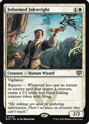 Informed Inkwright |  Foil (020) [Secrets of Strixhaven]