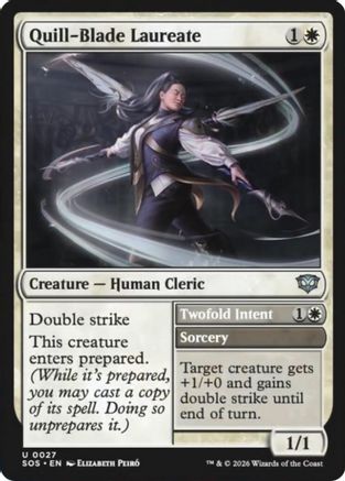 Quill-Blade Laureate |  Foil (027) [Secrets of Strixhaven]