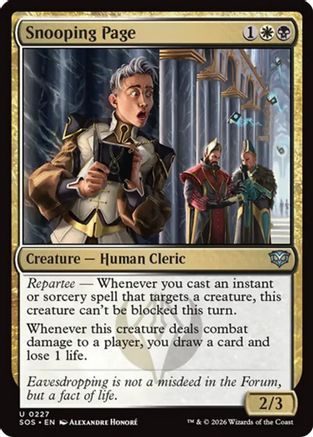 Snooping Page |  (227) [Secrets of Strixhaven]