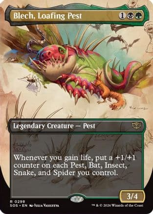 Blech, Loafing Pest (Borderless) |  (298) [Secrets of Strixhaven]