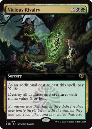 Vicious Rivalry (Extended Art) |  (359) [Secrets of Strixhaven]