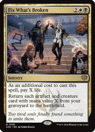 Fix What's Broken |  Foil (188) [Secrets of Strixhaven]