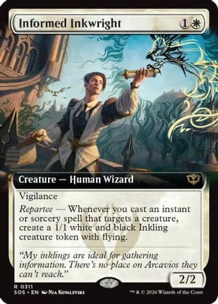 Informed Inkwright (Extended Art) |  (311) [Secrets of Strixhaven]