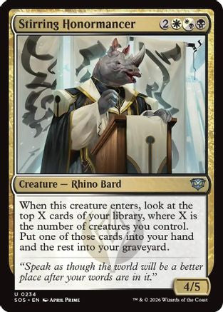 Stirring Honormancer |  (234) [Secrets of Strixhaven]