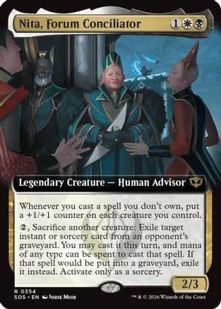 Nita, Forum Conciliator (Extended Art) |  Foil (354) [Secrets of Strixhaven]