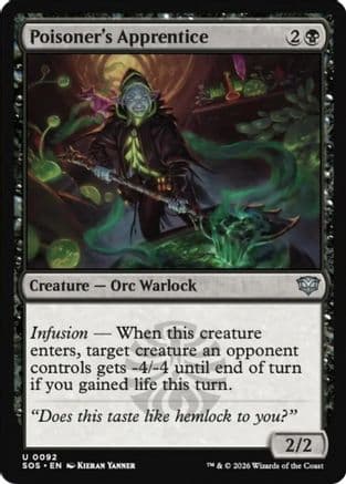 Poisoner's Apprentice |  Foil (092) [Secrets of Strixhaven]