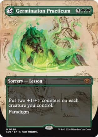 Germination Practicum (Borderless) |  (296) [Secrets of Strixhaven]
