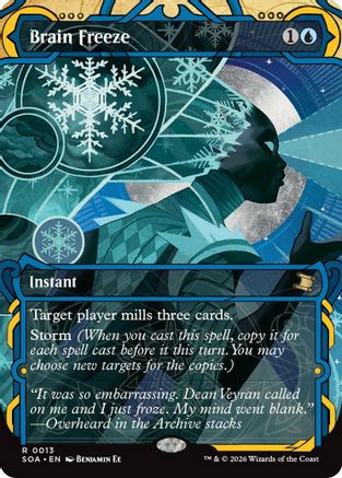 Brain Freeze |  Foil (013) [Secrets of Strixhaven: Mystical Archive]