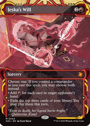 Jeska's Will |  Foil (044) [Secrets of Strixhaven: Mystical Archive]