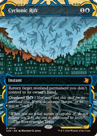 Cyclonic Rift |  (014) [Secrets of Strixhaven: Mystical Archive]