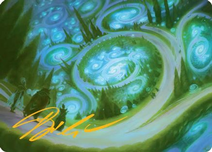 Mathemagics Art Card (Gold-Stamped Signature) |  (008) [Art Series: Secrets of Strixhaven]