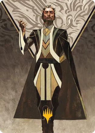 Ral Zarek, Guest Lecturer Art Card (Gold-Stamped Planeswalker Symbol) |  (027) [Art Series: Secrets of Strixhaven]
