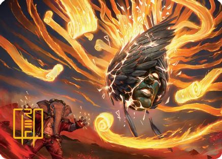 Flashback Art Card (Gold-Stamped Signature) |  (012) [Art Series: Secrets of Strixhaven]