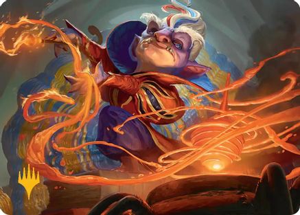 Goblin Glasswright Art Card (Gold-Stamped Planeswalker Symbol) |  (013) [Art Series: Secrets of Strixhaven]