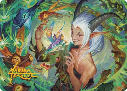 Lumaret's Favor Art Card (Gold-Stamped Signature) |  (016) [Art Series: Secrets of Strixhaven]