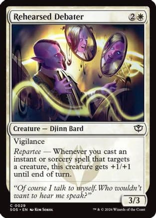 Rehearsed Debater |  (029) [Secrets of Strixhaven]