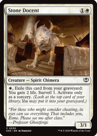 Stone Docent |  (036) [Secrets of Strixhaven]