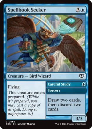 Spellbook Seeker |  Foil (068) [Secrets of Strixhaven]