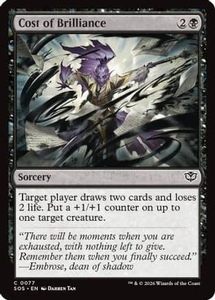 Cost of Brilliance |  Foil (077) [Secrets of Strixhaven]