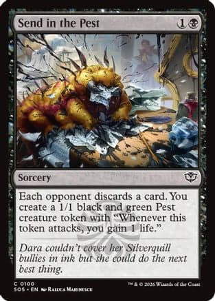 Send in the Pest |  Foil (100) [Secrets of Strixhaven]