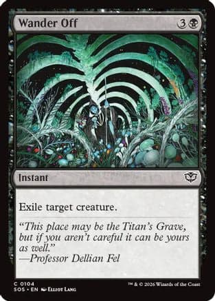 Wander Off |  Foil (104) [Secrets of Strixhaven]