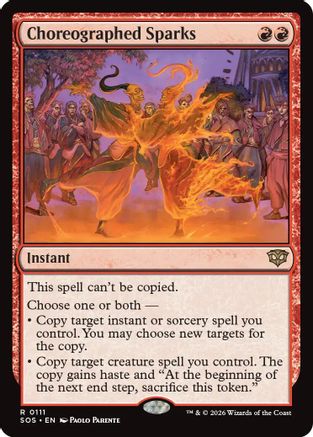 Choreographed Sparks |  Foil (111) [Secrets of Strixhaven]