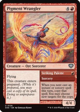 Pigment Wrangler |  Foil (126) [Secrets of Strixhaven]