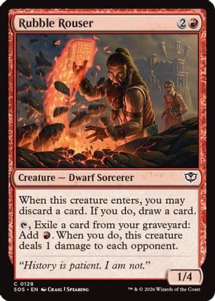Rubble Rouser |  Foil (128) [Secrets of Strixhaven]