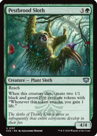 Pestbrood Sloth |  (157) [Secrets of Strixhaven]