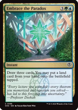 Embrace the Paradox |  Foil (186) [Secrets of Strixhaven]