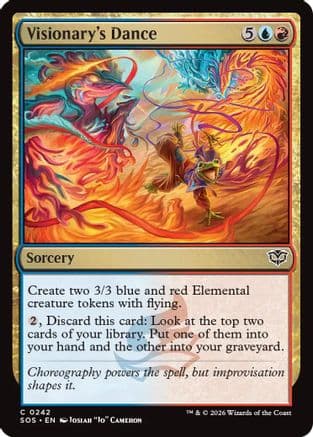 Visionary's Dance |  Foil (242) [Secrets of Strixhaven]