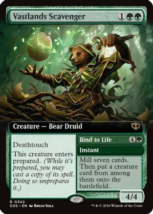 Vastlands Scavenger (Extended Art) |  (342) [Secrets of Strixhaven]