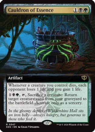 Cauldron of Essence (Extended Art) |  (347) [Secrets of Strixhaven]