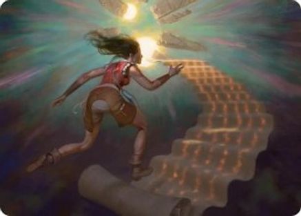 Pursue the Past Art Card |  (022) [Art Series: Secrets of Strixhaven]