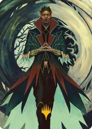 Professor Dellian Fel Art Card (Gold-Stamped Planeswalker Symbol) |  (028) [Art Series: Secrets of Strixhaven]
