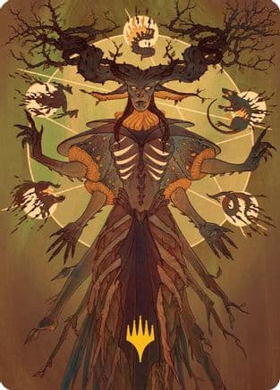 Culling Ritual Art Card (Gold-Stamped Planeswalker Symbol) |  (048) [Art Series: Secrets of Strixhaven]