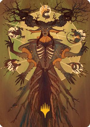 Culling Ritual Art Card (Gold-Stamped Planeswalker Symbol) |  (048) [Art Series: Secrets of Strixhaven]