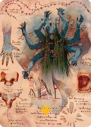 The Dawning Archaic Art Card (Gold-Stamped Planeswalker Symbol) |  (029) [Art Series: Secrets of Strixhaven]