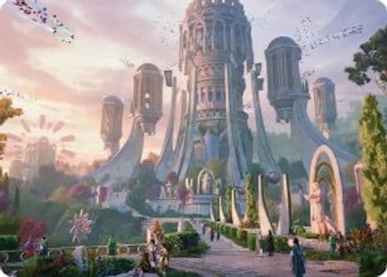 Command Tower Art Card |  (039) [Art Series: Secrets of Strixhaven]