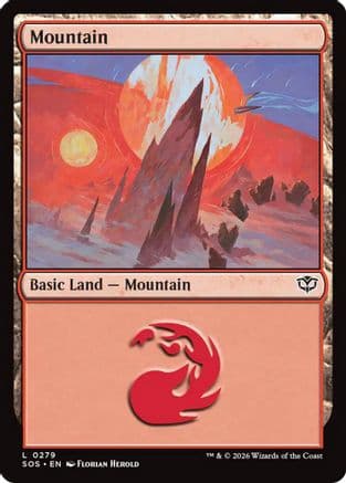 Mountain (0279) |  (279) [Secrets of Strixhaven]