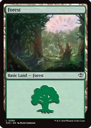 Forest (0280) |  (280) [Secrets of Strixhaven]