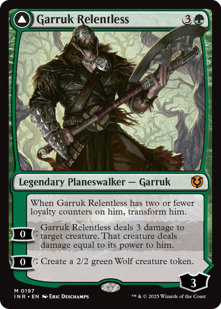 Garruk Relentless (-197) [Innistrad Remastered]